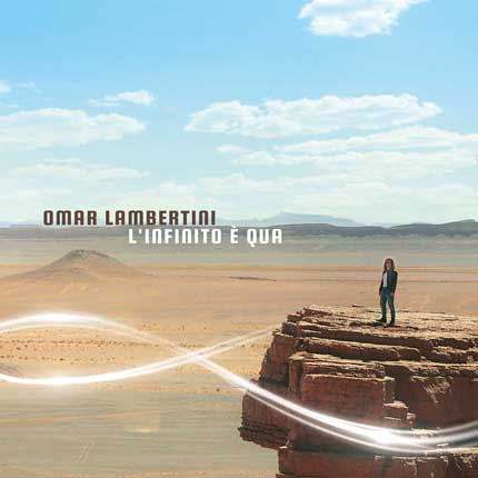 Grafica per CD di Omar Lambertini: "L'infinito è qua" (giugno 2019)